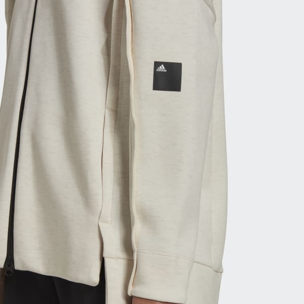 Μπεζ Mission Victory Loose Fit Full-Zip Hoodie SD278