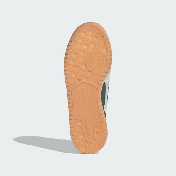 White Forum Bold Stripes Shoes