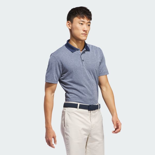 Azul Playera polo Adi Performance jaspeada