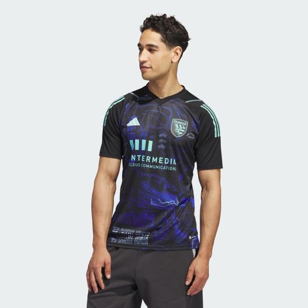 adidas San Jose Earthquakes Tiro Graphic Jersey - Black
