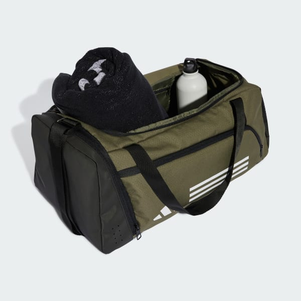 Green Essentials 3-Stripes Duffel Bag Small