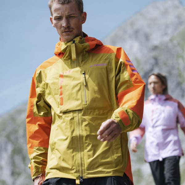 Grun TERREX XPLORIC RAIN.RDY MOUNTAIN WANDERJACKE