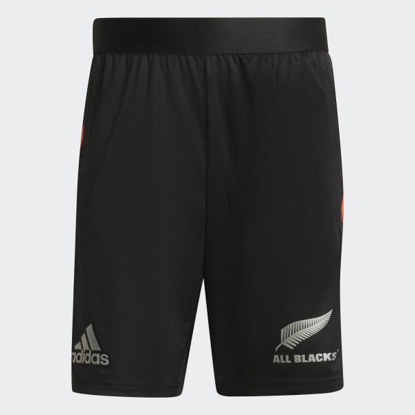 Black All Blacks Rugby Gym Shorts IXR67