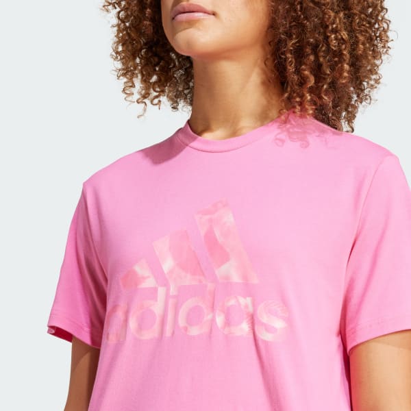 Floral Graphic Big Logo T Shirt