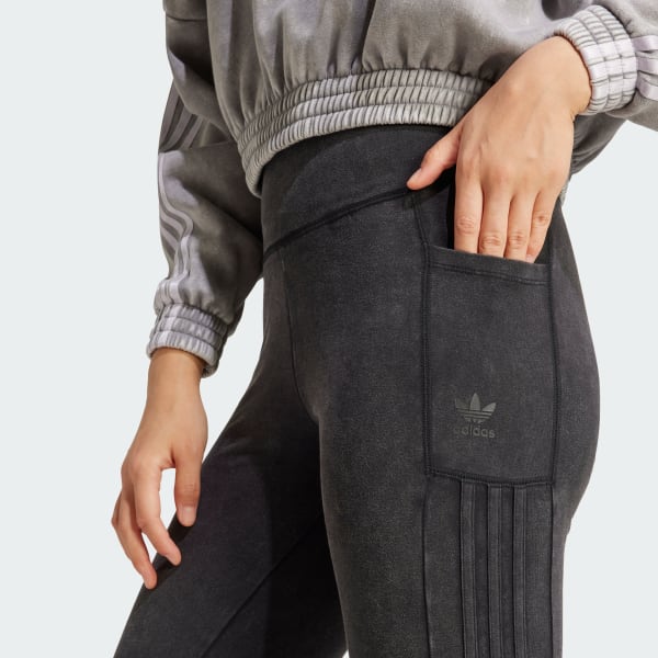 Adidas velvet vibes leggings black top