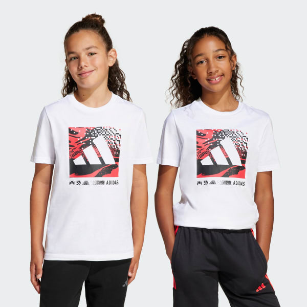 White Camo Graphic Tee Kids