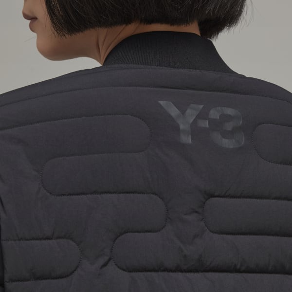 Czerń Classic Liner Bomber Jacket P8004