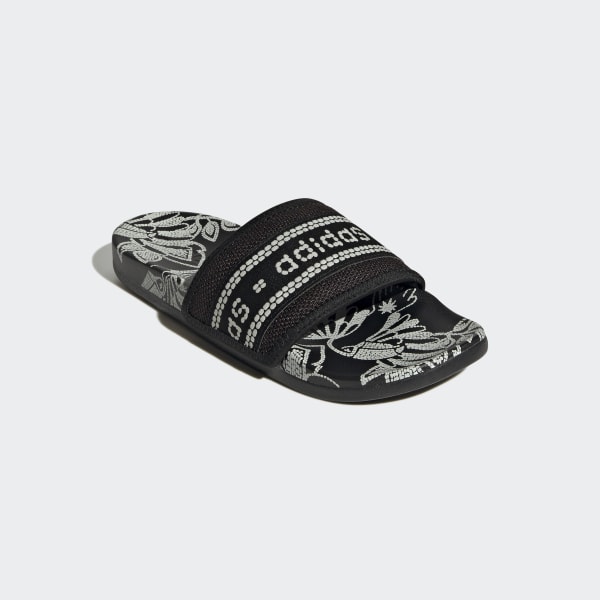 Sort Adilette Comfort badesandaler