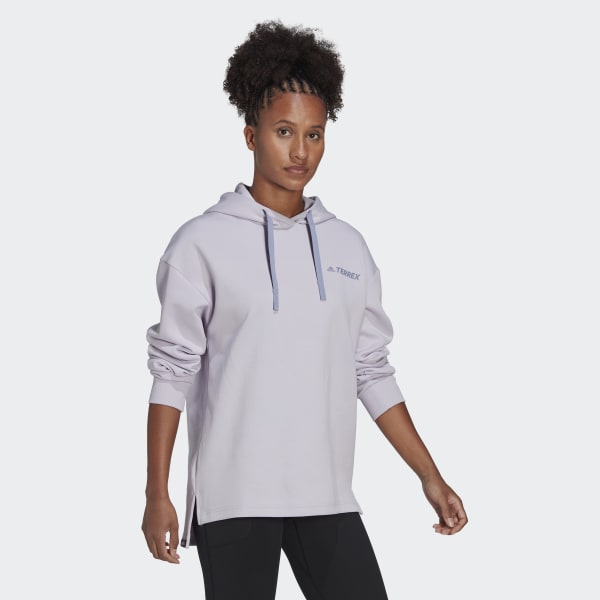 Lila TERREX Logo Graphic Hoodie