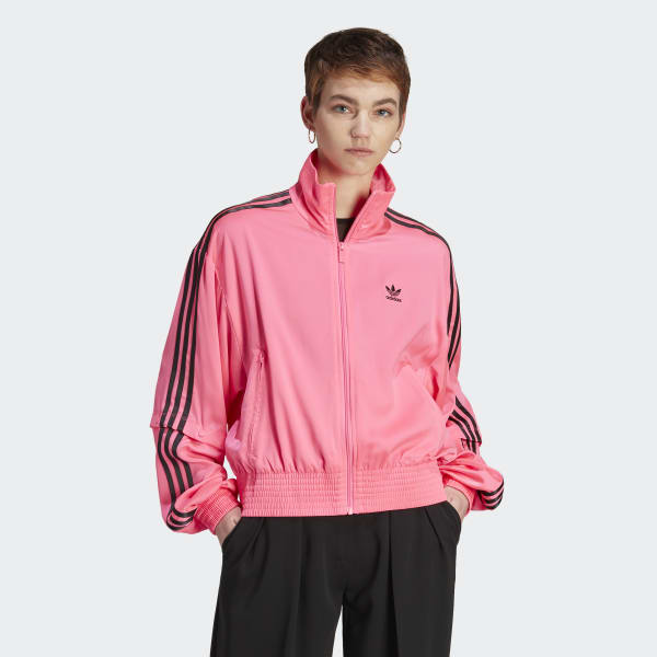 Amuseren combineren Zes adidas Satin Firebird Track Jacket - Pink | Women's Lifestyle | adidas US