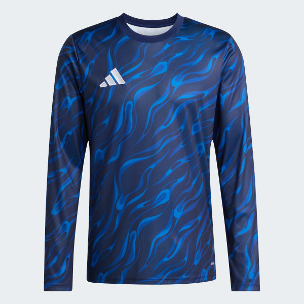 ブルー プラクティス 長袖ジャージ