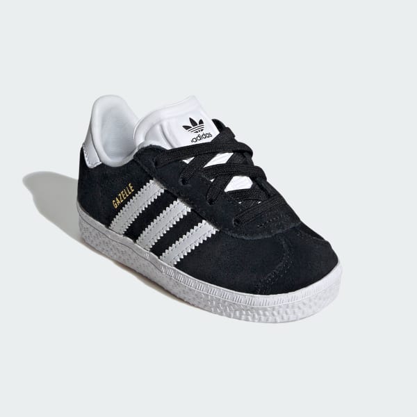 Zapatillas Gazelle Cordones Elasticos Ninos Negro adidas adidas Chile