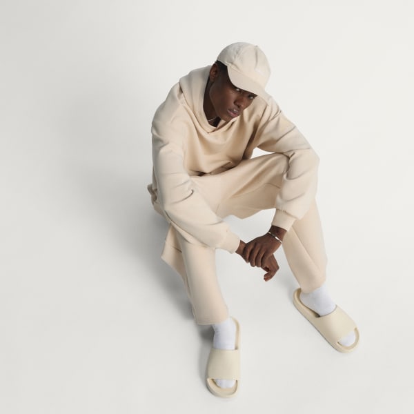 adidas SOFT LUX HOODIE - Beige | Free Shipping with adiClub