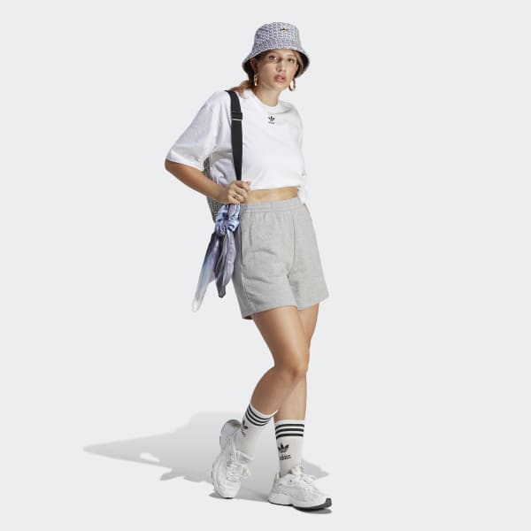 adidas Adicolor Essentials French Terry Shorts - Grey | Women\'s Lifestyle |  adidas US