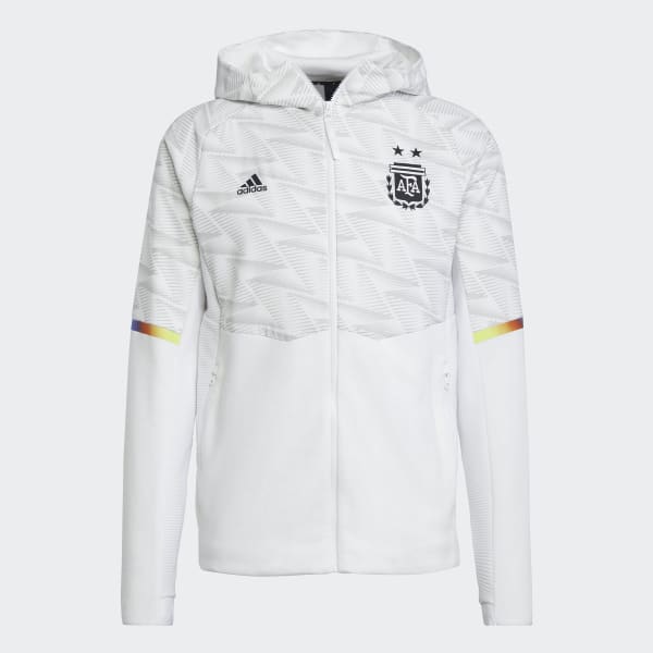 Hvid Argentina Game Day Full-Zip Travel Hoodie BUP88