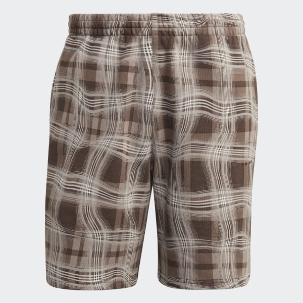 Brown Reveal Allover Print Shorts