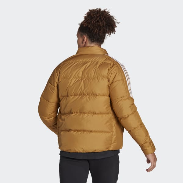 adidas Essentials Midweight Down Jacket Brown Free Delivery adidas UK