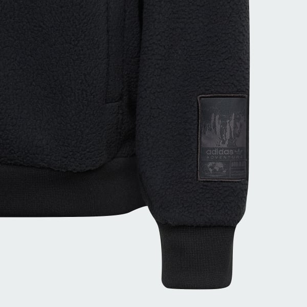 Negro Polera con Capucha adidas Adventure