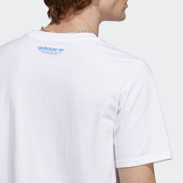 Hvit Mettz World Peeps Short Sleeve T-skjorte VA375
