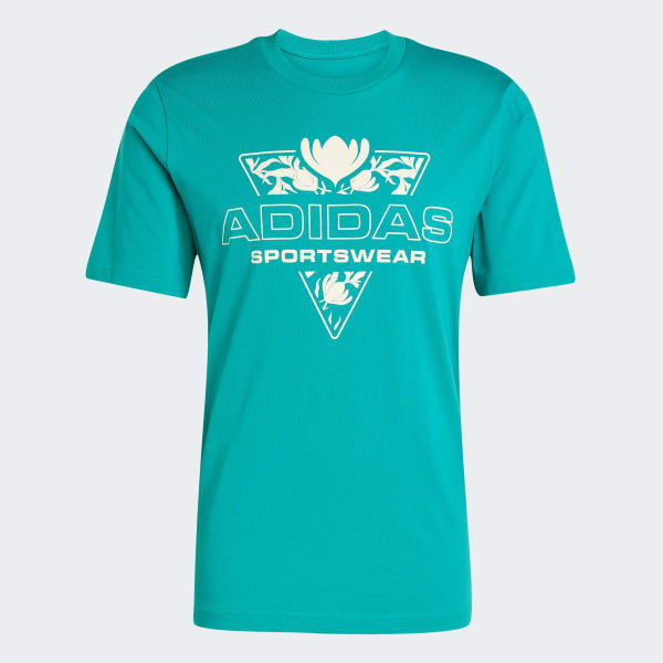 Verde Camiseta Estampada House of Tiro