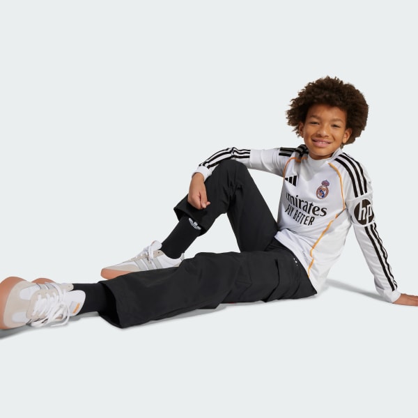 Real Madrid 25/26 Long Sleeve Home Jersey Kids