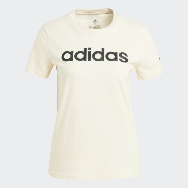 Beige LOUNGEWEAR Essentials Slim Logo T-shirt 28869