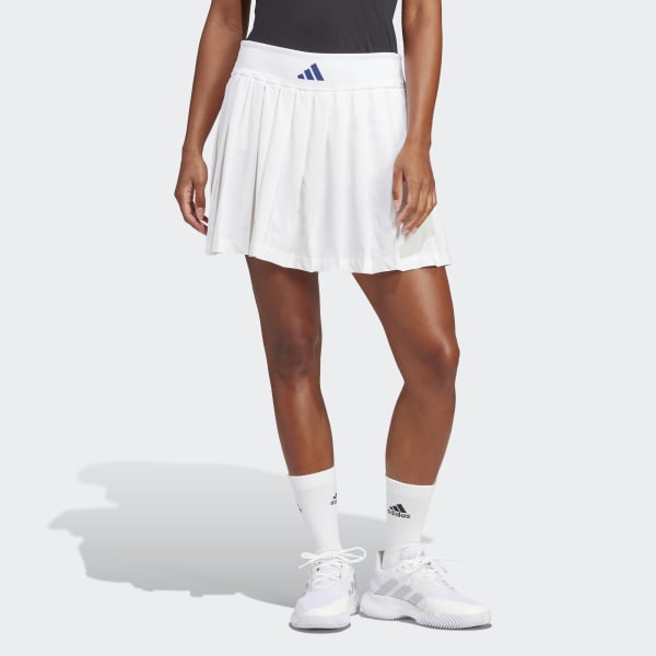 puree voorspelling Droogte adidas Clubhouse Premium Classic Tennis Pleated Skirt - White | Women's  Tennis | adidas US