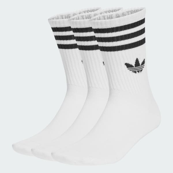 Blanco Calcetín clásico 3-Stripes 3 Pairs