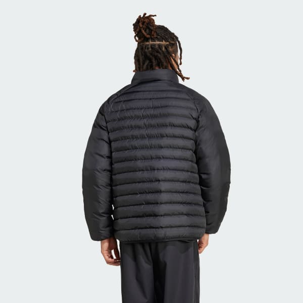 Black Padded Collar Jacket