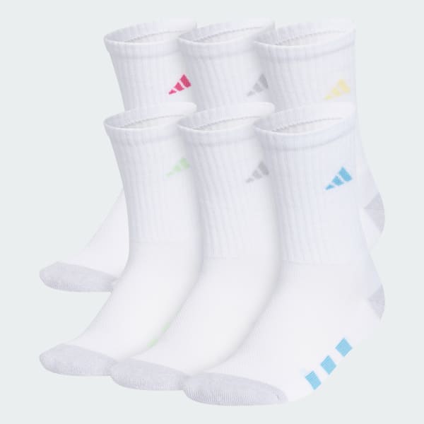 blanc GRL ATH CUSHIONED 6-PACK CREW