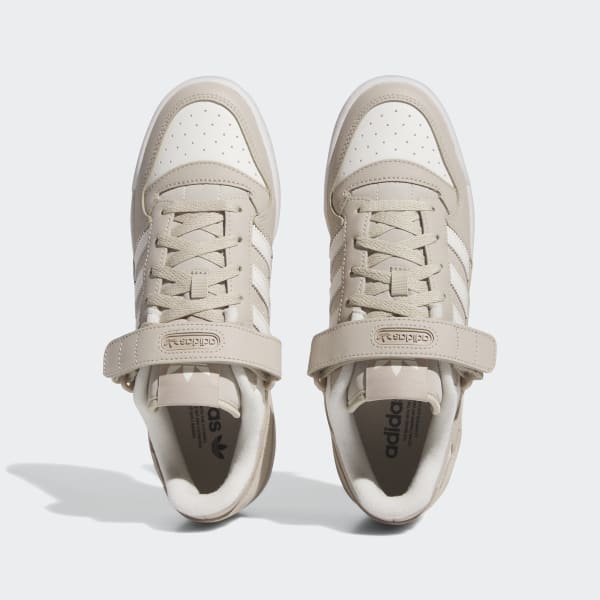 Beige Forum Low Sko