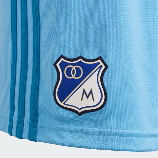 Azul Shorts Visitante Millonarios FC 2025