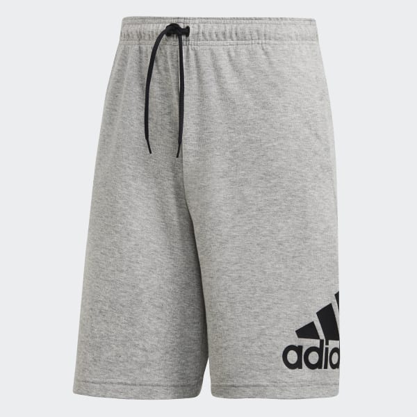 adidas Must Haves Badge of Sport Shorts Grey adidas New Zealand