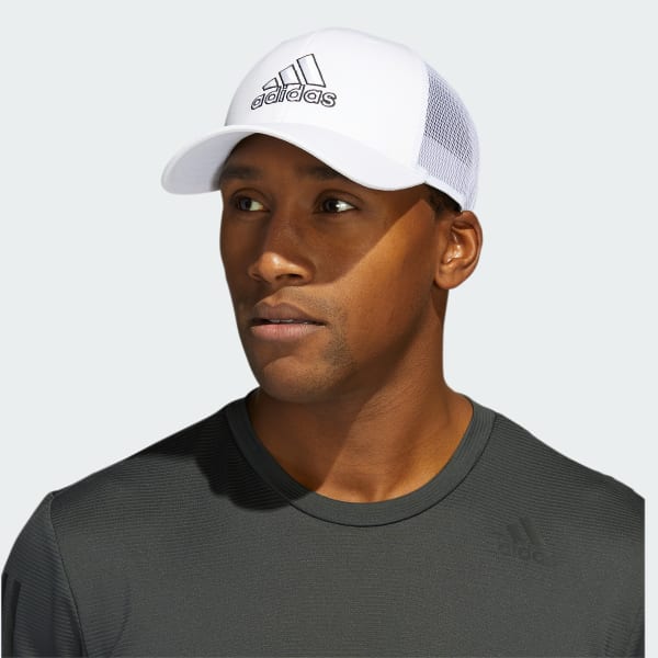 adidas Men's Training Structured Mesh Snapback Hat - White adidas US