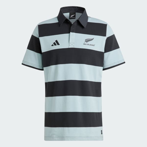 Grey All Blacks Rugby Supporters Polo Shirt