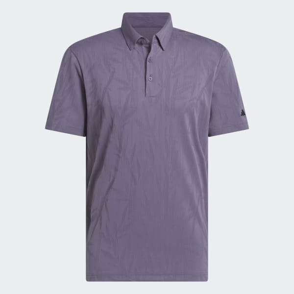 Purple Go-to Textured Polo Shirt