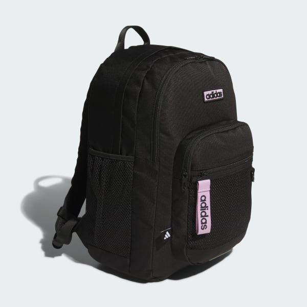 Black 백 투 스쿨 백팩 리니어 로고