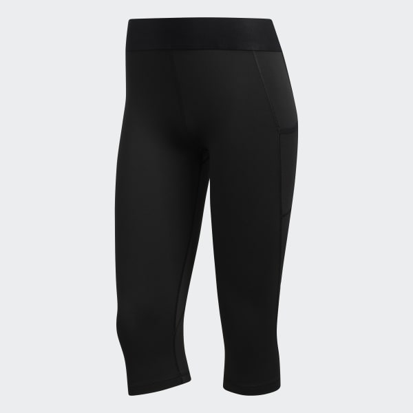 adidas Training Sportforia capri leggings in black