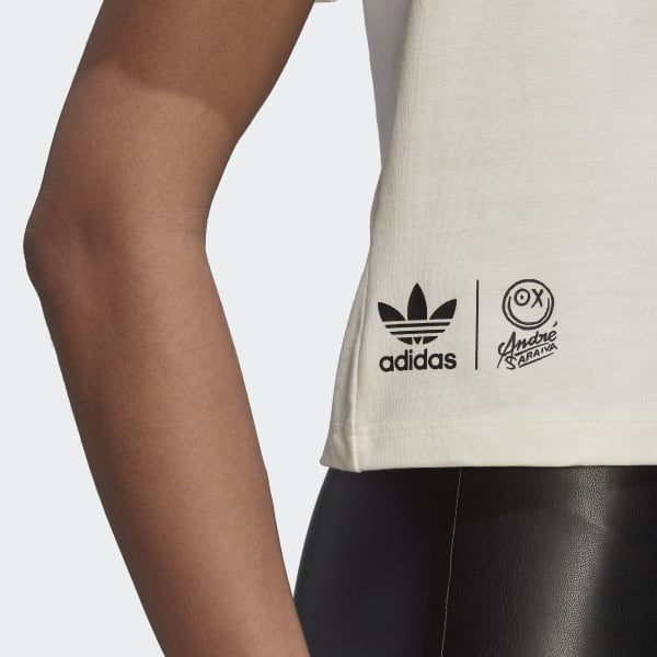 bílá Tričko adidas Originals x André Saraiva VT211
