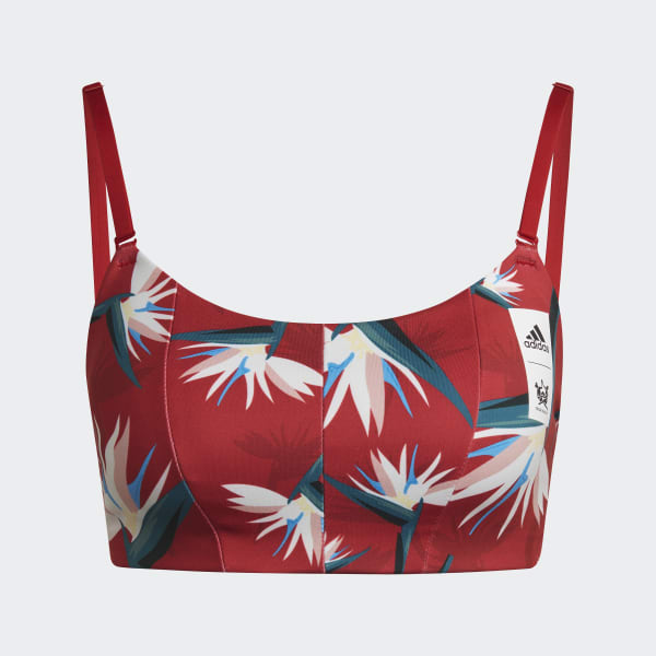 Rosso Reggiseno sportivo Thebe Magugu Studio Light-Support