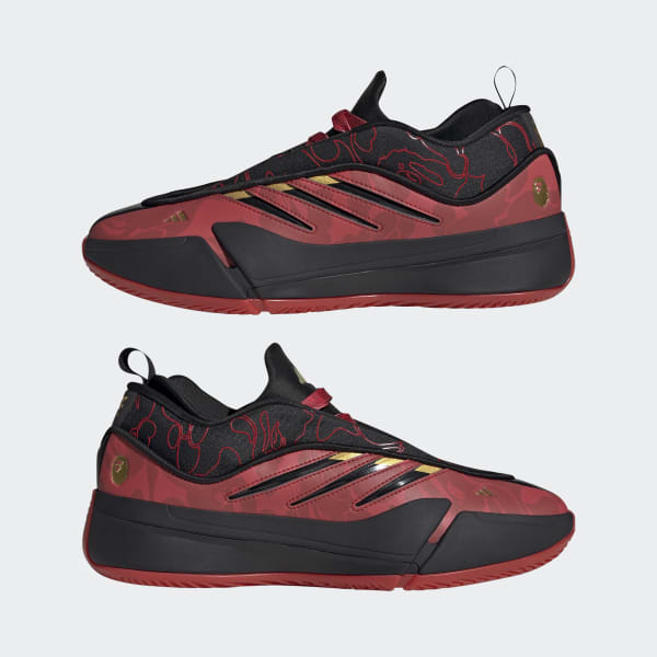 Tênis BAPE x Dame 9 - Vermelho adidas | adidas Brasil