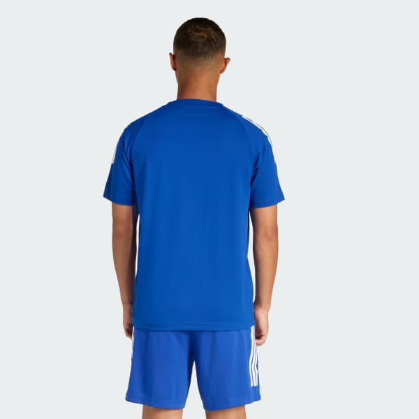 Blue CLIMACOOL SERENO 3-STRIPES T-SHIRT