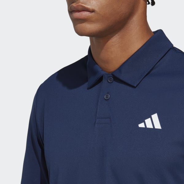 Polo tennis manches courtes Homme - ADIDAS TS Bleu marine ADIDAS