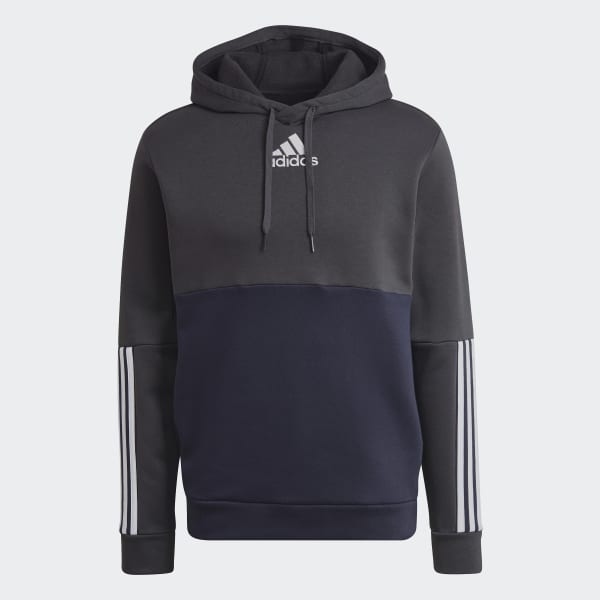 Grigio Felpa con cappuccio Essentials Colorblock Fleece RO327