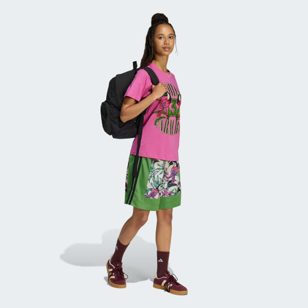 Pink ADIDAS x FARM RIO GRAPHIC T-SHIRT