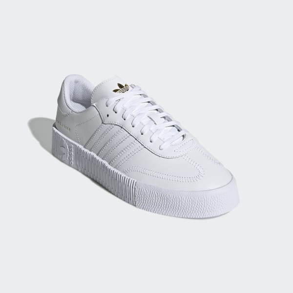 Adidas sambarose online triple white