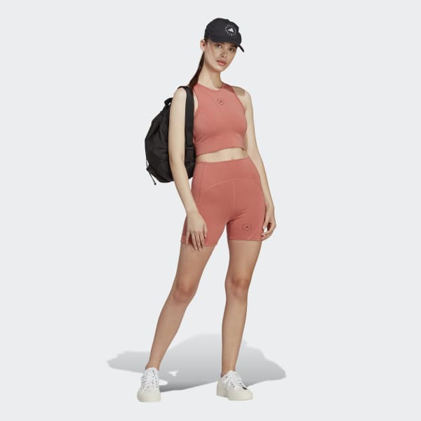 Braun adidas by Stella McCartney TrueStrength Yoga Crop-Top