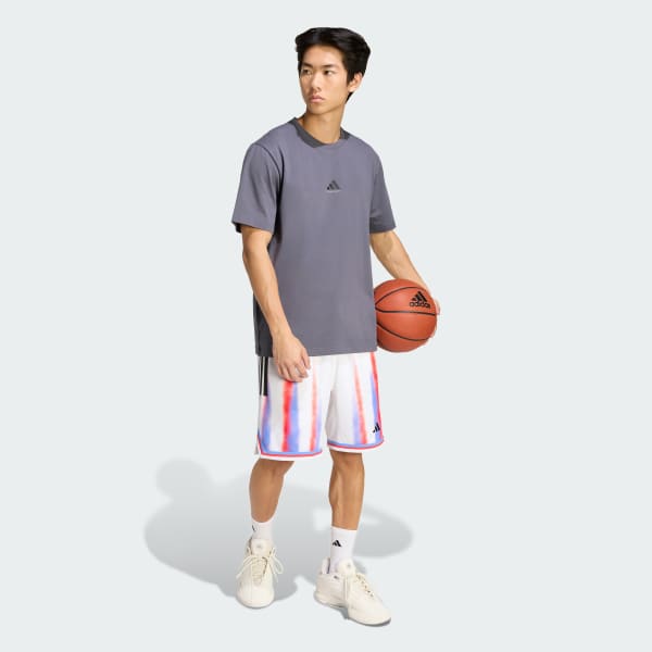 White Paris Basketball Away Short Men