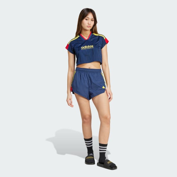 Blue Tiro Cut 3-Stripes Summer Shorts