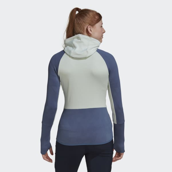 Grun TERREX Tech Flooce Hooded Hiking Fleecejacke CC806